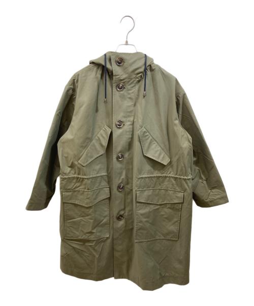 LONDON Tradition（ロンドントラディション）LONDON Tradition (ロンドントラディション) URBAN RESEARCH (アーバンリサーチ) 別注モッズコート カーキ サイズ:34の古着・服飾アイテム