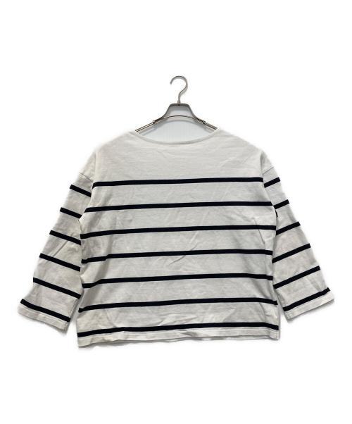 DEUXIEME CLASSE（ドゥーズィエム クラス）DEUXIEME CLASSE (ドゥーズィエム クラス) ワイドボーダーTシャツ ブラック サイズ:Freeの古着・服飾アイテム