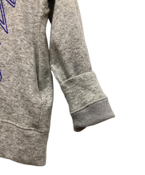 Hysteric Glamour（ヒステリックグラマー）Hysteric Glamour (ヒステリックグラマー) THE SHOCKING刺繍 スウェット グレー サイズ:Mの古着・服飾アイテム