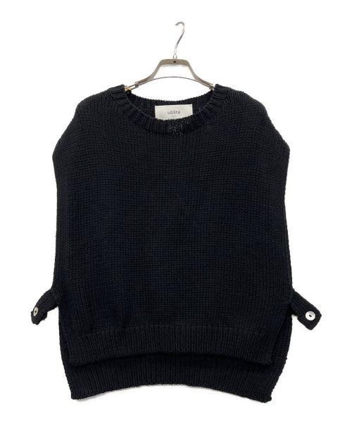 utilite（ユティリテ）utilite (ユティリテ) ペルーニットベスト ブラック サイズ:表記無しの古着・服飾アイテム