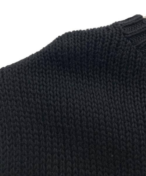 utilite（ユティリテ）utilite (ユティリテ) ペルーニットベスト ブラック サイズ:表記無しの古着・服飾アイテム