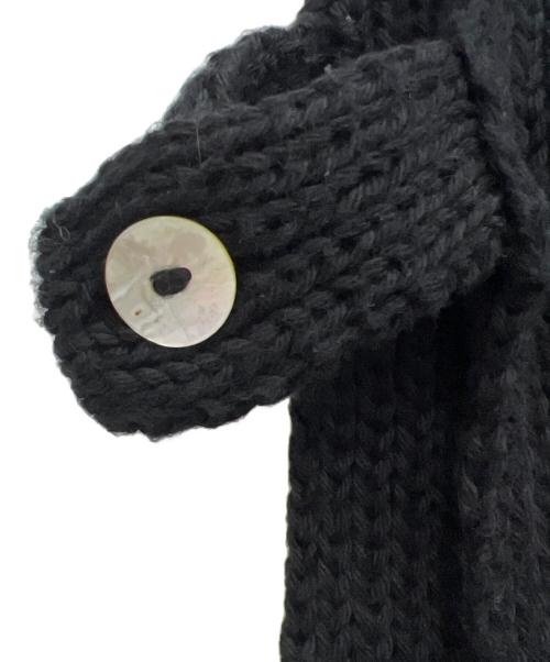 utilite（ユティリテ）utilite (ユティリテ) ペルーニットベスト ブラック サイズ:表記無しの古着・服飾アイテム