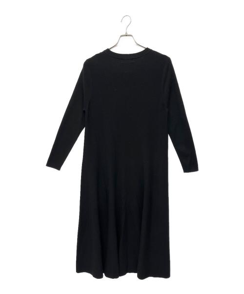 SLOBE IENA（スローブ イエナ）SLOBE IENA (スローブ イエナ) ウォッシャブルフレアニットワンピース ブラック サイズ:-の古着・服飾アイテム