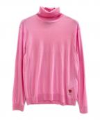 GUCCIグッチ）の古着「タートルネックニット」｜ピンク