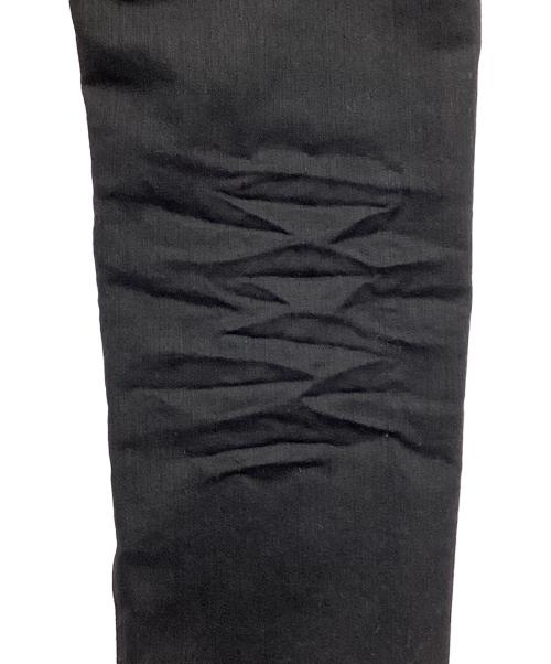 JULIUS（ユリウス）JULIUS (ユリウス) ARCED SKINNY PANTS ブラック サイズ:1の古着・服飾アイテム