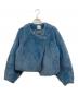 FRAY ID（フレイ アイディー）の古着「ECOPELショートファージャケット」｜ネイビー