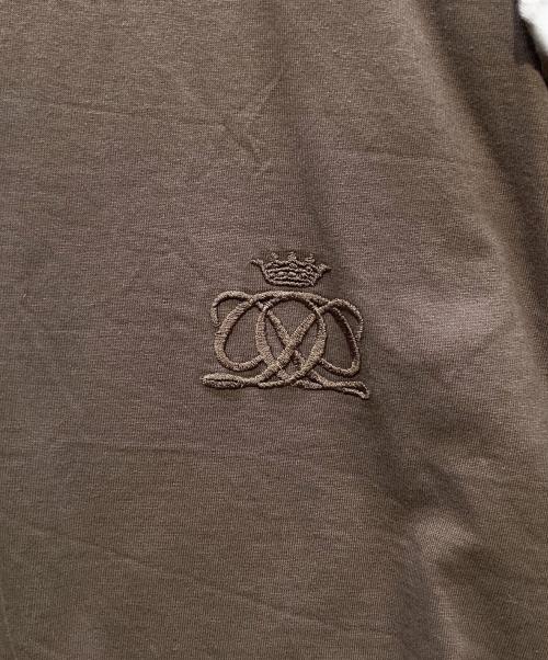 DRAWER（ドゥロワー）DRAWER (ドゥロワー) コットン天竺クルーネックロングスリーブTシャツ ブラウン サイズ:表記なしの古着・服飾アイテム