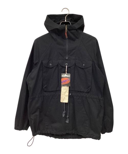 GYPSY & SONS（ジプシーアンドサンズ）GYPSY & SONS (ジプシーアンドサンズ) Ventile Cotton Anorak Jacket ブラック サイズ:1の古着・服飾アイテム