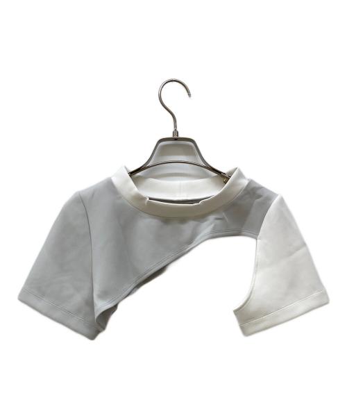 kemono（ケモノ）kemono (ケモノ) ダブルレイヤーカットオフワンピース ライトグレー サイズ:FREEの古着・服飾アイテム