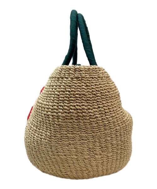 a-jolie（アジョリー）a-jolie (アジョリー) スマイルカゴバッグ グリーンの古着・服飾アイテム