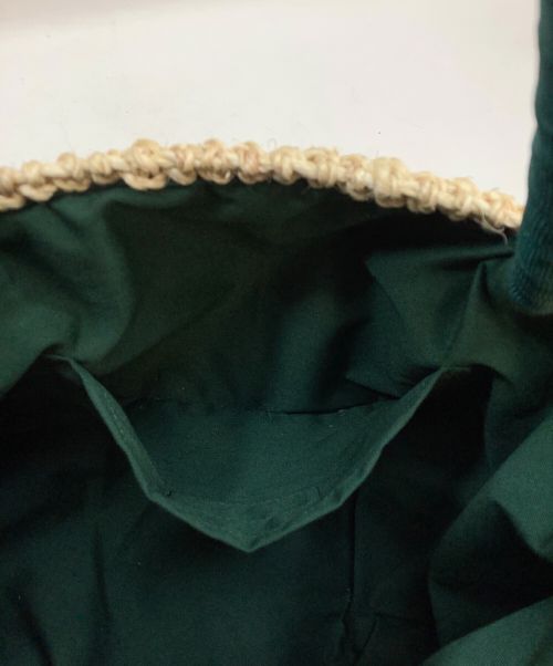 a-jolie（アジョリー）a-jolie (アジョリー) スマイルカゴバッグ グリーンの古着・服飾アイテム