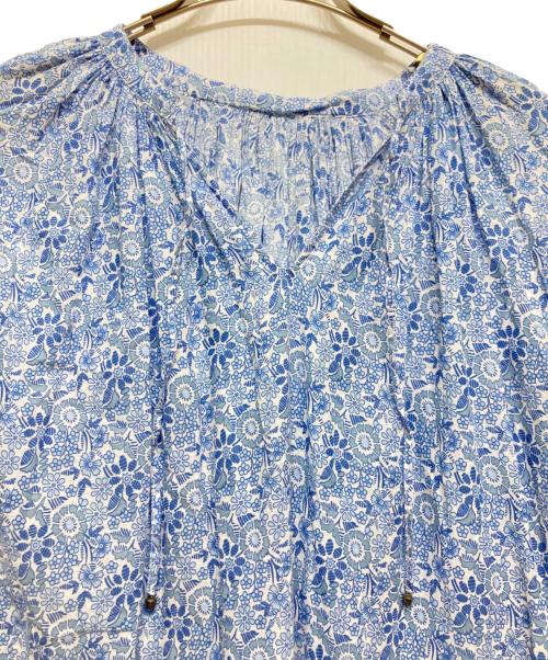 SOIL（ソイル）SOIL (ソイル) 総柄ワンピース ブルー サイズ:Ⅱの古着・服飾アイテム
