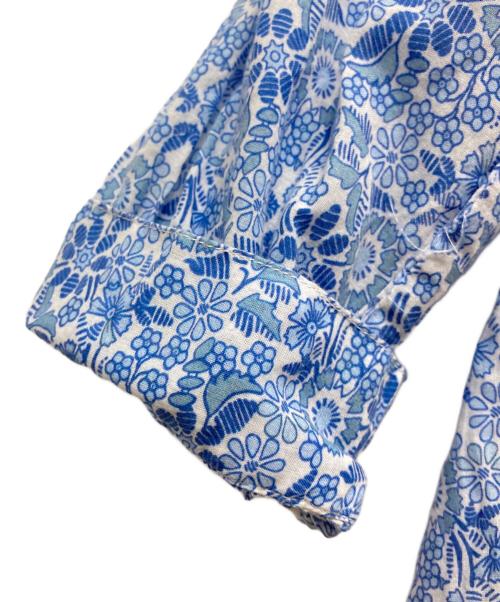 SOIL（ソイル）SOIL (ソイル) 総柄ワンピース ブルー サイズ:Ⅱの古着・服飾アイテム