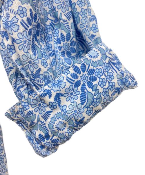 SOIL（ソイル）SOIL (ソイル) 総柄ワンピース ブルー サイズ:Ⅱの古着・服飾アイテム