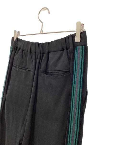 Coohem（コーヘン）Coohem (コーヘン) KNIT SIDELINE LINEN MIX PANTS ブラック サイズ:Lの古着・服飾アイテム