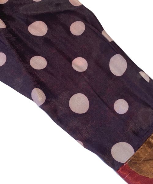 COMME des GARCONS HOMME PLUS（コムデギャルソンオムプリュス）COMME des GARCONS HOMME PLUS (コムデギャルソンオムプリュス) シルクスカーフロングシャツ/11AW デカダンス期/Archive ブラウン サイズ:Sの古着・服飾アイテム