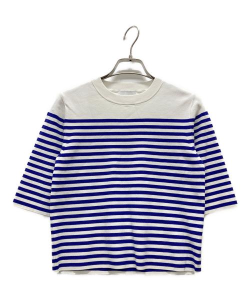 UNITED ARROWS（ユナイテッドアローズ）UNITED ARROWS (ユナイテッドアローズ) COMFY コンパクト クルーネック ニット ホワイト サイズ:表記サイズ無しの古着・服飾アイテム