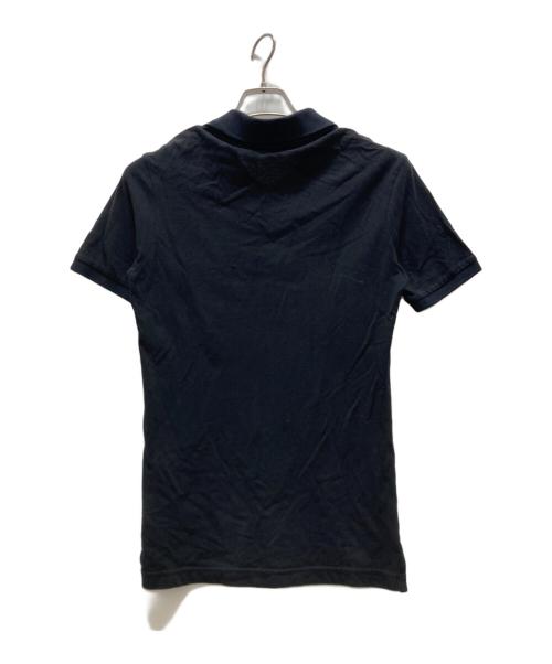 Y-3（ワイスリー）Y-3 (ワイスリー) 袖ロゴ刺繍ポロシャツ ブラック サイズ:XSの古着・服飾アイテム