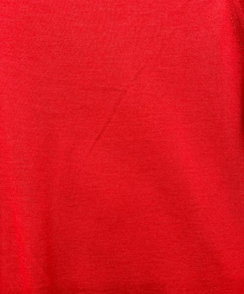 JOHN SMEDLEY（ジョンスメドレー）JOHN SMEDLEY (ジョンスメドレー) カシミヤシルククルーネックニット レッド サイズ:Sの古着・服飾アイテム