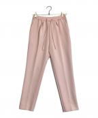 YORIヨリ）の古着「カラースティックイージーパンツ」｜ピンク