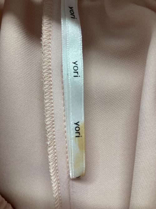 YORI（ヨリ）yori (ヨリ) カラースティックイージーパンツ ピンク サイズ:３６の古着・服飾アイテム