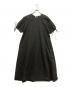 YORI（ヨリ）の古着「コットンパフスリーブワンピース」｜ブラック