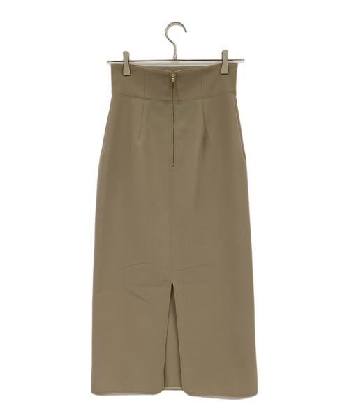 Noble（ノーブル）Noble (ノーブル) ジャージーライクカラータイトスカート ベージュ サイズ:34の古着・服飾アイテム