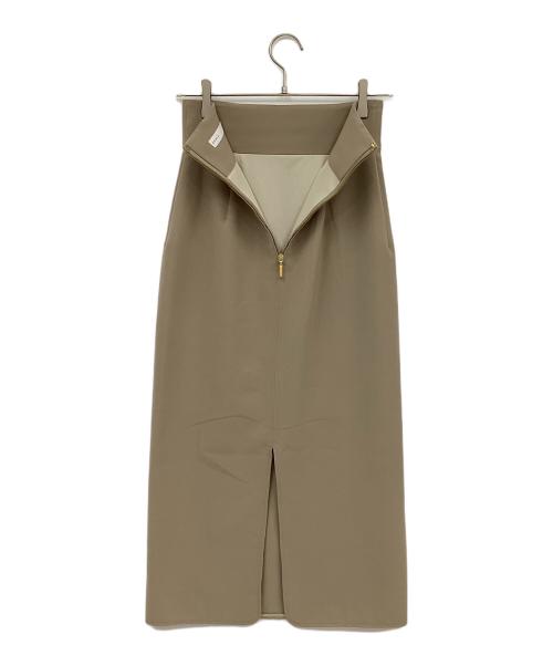 Noble（ノーブル）Noble (ノーブル) ジャージーライクカラータイトスカート ベージュ サイズ:34の古着・服飾アイテム