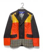 COMME des GARCONS JUNYA WATANABE MANコム デ ギャルソン ジュンヤ ワタナベ マン）の古着「切替テーラードジャケット」｜マルチカラー
