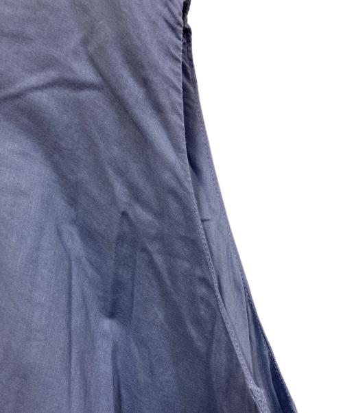 mizuiro-ind（ミズイロインド）mizuiro-ind (ミズイロインド) コットンダブルヘムラインN/Sワンピース ライトブルー サイズ:表記なしの古着・服飾アイテム