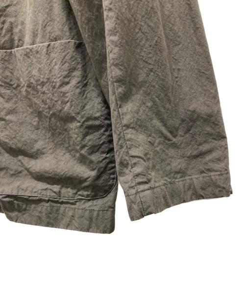 nestrobe confect（ネストローブ コンフェクト）nestrobe confect (ネストローブ コンフェクト) スーピマコットンテーラードジャケット ダークグレー サイズ:3の古着・服飾アイテム