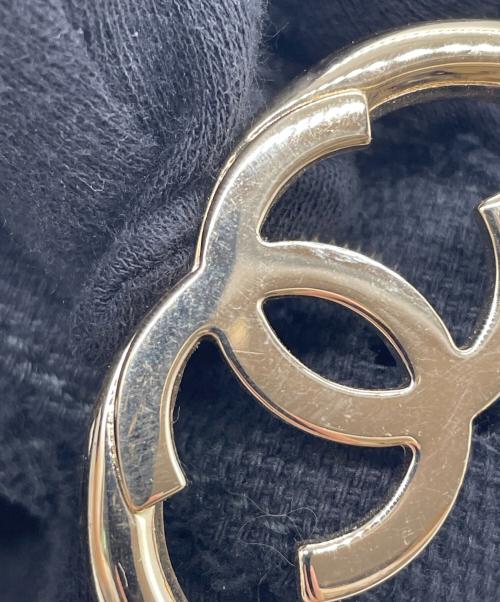 CHANEL（シャネル）CHANEL (シャネル) ハートモチーフキャンバスサンダル ブラック サイズ:38Cの古着・服飾アイテム