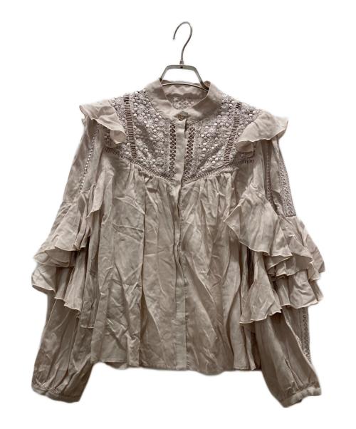 HER LIP TO（ハーリップトゥ）Her lip to (ハーリップトゥ) Easy to Love Blouse ピンク サイズ:Sの古着・服飾アイテム