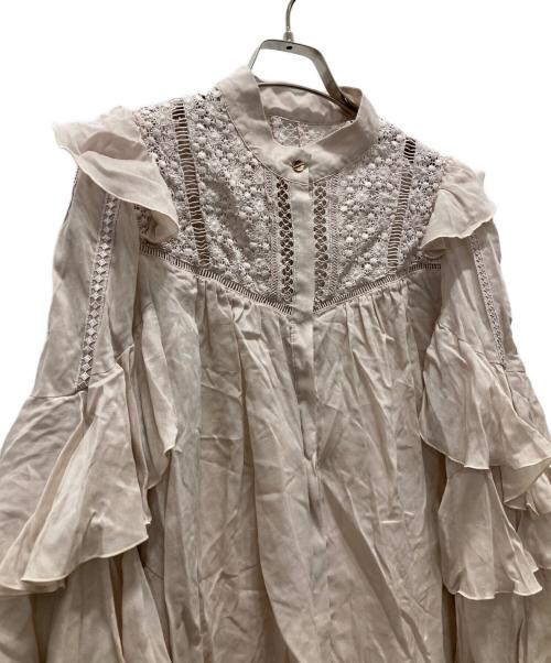 HER LIP TO（ハーリップトゥ）Her lip to (ハーリップトゥ) Easy to Love Blouse ピンク サイズ:Sの古着・服飾アイテム