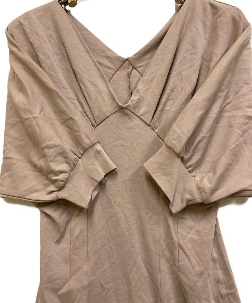 HER LIP TO（ハーリップトゥ）HER LIP TO (ハーリップトゥ) Cache-Coeur Jersey Midi Dress ピンク サイズ:Sの古着・服飾アイテム