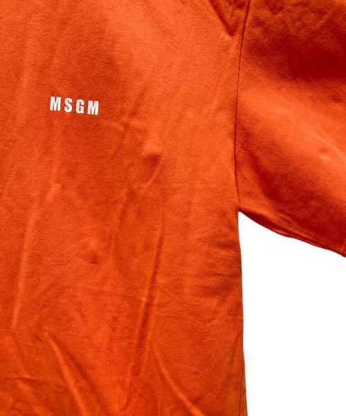 MSGM（エムエスジーエム）MSGM (エムエスジーエム) Tシャツ オレンジ サイズ:Lの古着・服飾アイテム