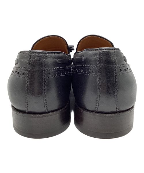 POLPETTA（ポルペッタ）POLPETTA (ポルペッタ) ウィングチップレザータッセルローファー ブラック サイズ:40.5の古着・服飾アイテム