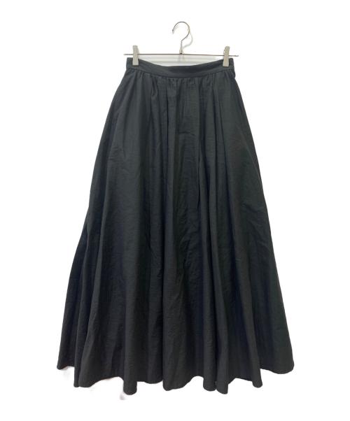 CLANE（クラネ）CLANE (クラネ) ボリュームマキシ スカート ブラック サイズ:2の古着・服飾アイテム
