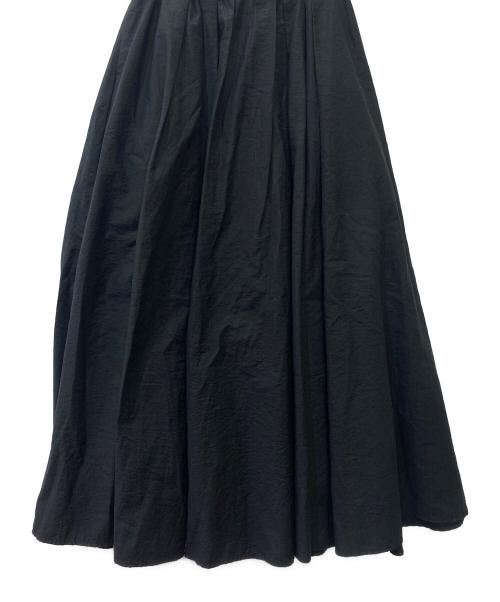 CLANE（クラネ）CLANE (クラネ) ボリュームマキシ スカート ブラック サイズ:2の古着・服飾アイテム