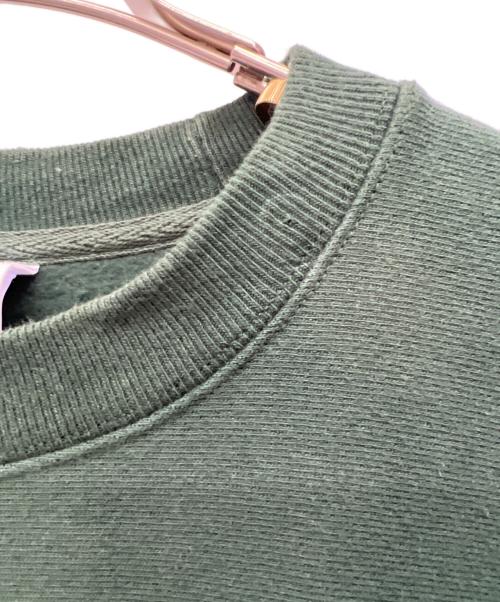 Champion REVERSE WEAVE（チャンピオン リバース ウィーブ）Champion REVERSE WEAVE (チャンピオン リバース ウィーブ) MoMA (モマ) クルーネックスウェット グリーン サイズ:2XLの古着・服飾アイテム