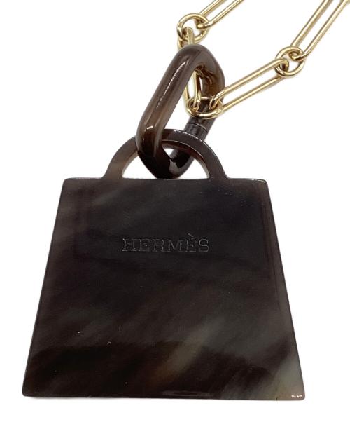HERMES（エルメス）HERMES (エルメス) アミュレットケリーラッカーGM オレンジの古着・服飾アイテム