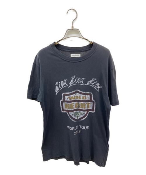 AP STUDIO（エーピーストゥディオ）AP STUDIO (エーピーストゥディオ) BING TOUR Tシャツ チャコールグレー サイズ:-の古着・服飾アイテム