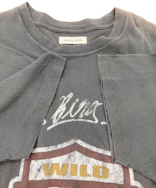 AP STUDIO（エーピーストゥディオ）AP STUDIO (エーピーストゥディオ) BING TOUR Tシャツ チャコールグレー サイズ:-の古着・服飾アイテム