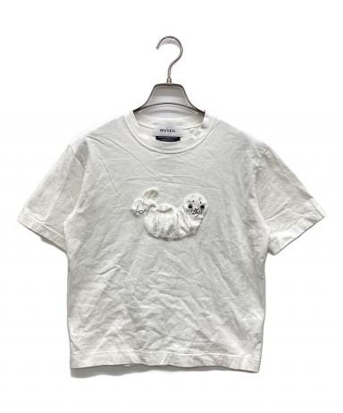 未使用 muveil ミュベールあじさい刺繍Tシャツ MUVEIL WORK - 未使用 muveil ミュベールあじさい刺繍Tシャツの通販 by