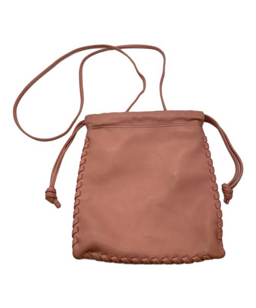 VASIC（ヴァジック）VASIC (ヴァジック) レザーバッグ ピンクの古着・服飾アイテム