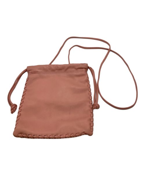 VASIC（ヴァジック）VASIC (ヴァジック) レザーバッグ ピンクの古着・服飾アイテム