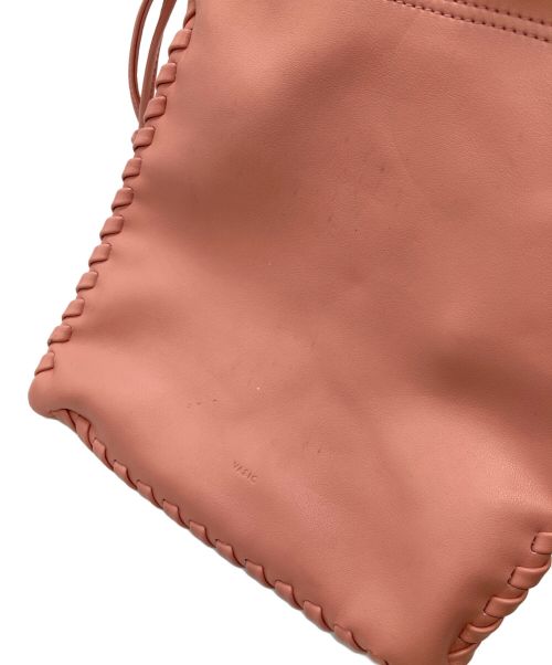 VASIC（ヴァジック）VASIC (ヴァジック) レザーバッグ ピンクの古着・服飾アイテム