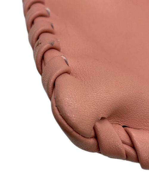 VASIC（ヴァジック）VASIC (ヴァジック) レザーバッグ ピンクの古着・服飾アイテム