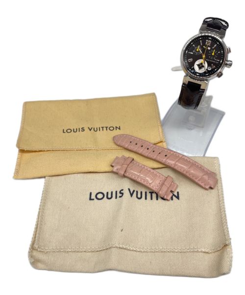 LOUIS VUITTON（ルイ ヴィトン）LOUIS VUITTON (ルイ ヴィトン) タンブール ラブリーカップMM Ref.Q132G 黒文字盤の古着・服飾アイテム