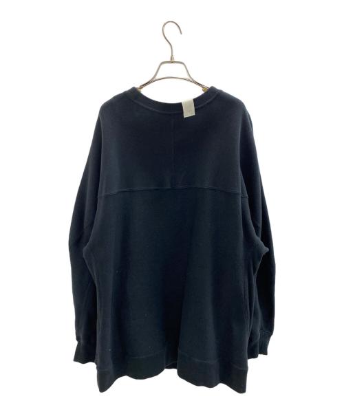 N.HOOLYWOOD（エヌ ハリウッド）N.HOOLYWOOD (エヌ ハリウッド) Champion (チャンピオン) リーバースウィーブ クルーネックスウェット ブラック サイズ:Lの古着・服飾アイテム